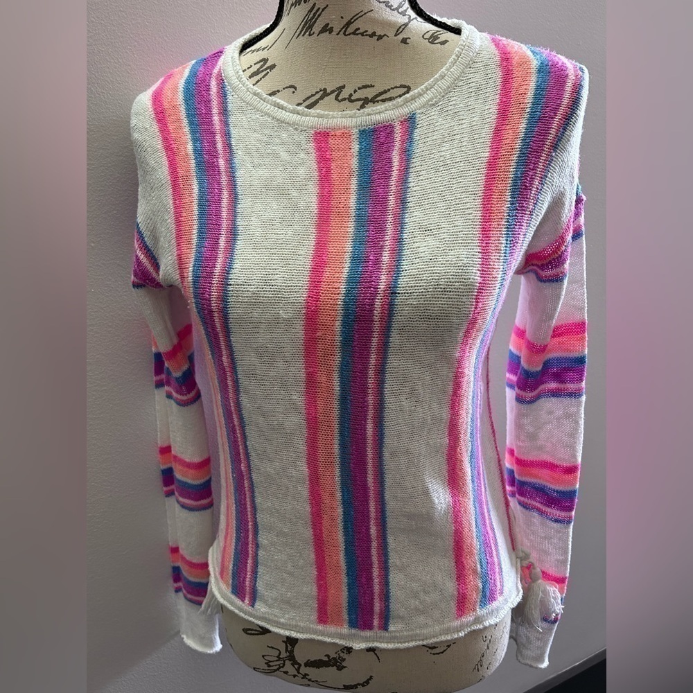 Lilly Pulitzer Rozalia sweater in paradise stripes - Picture 2 of 6